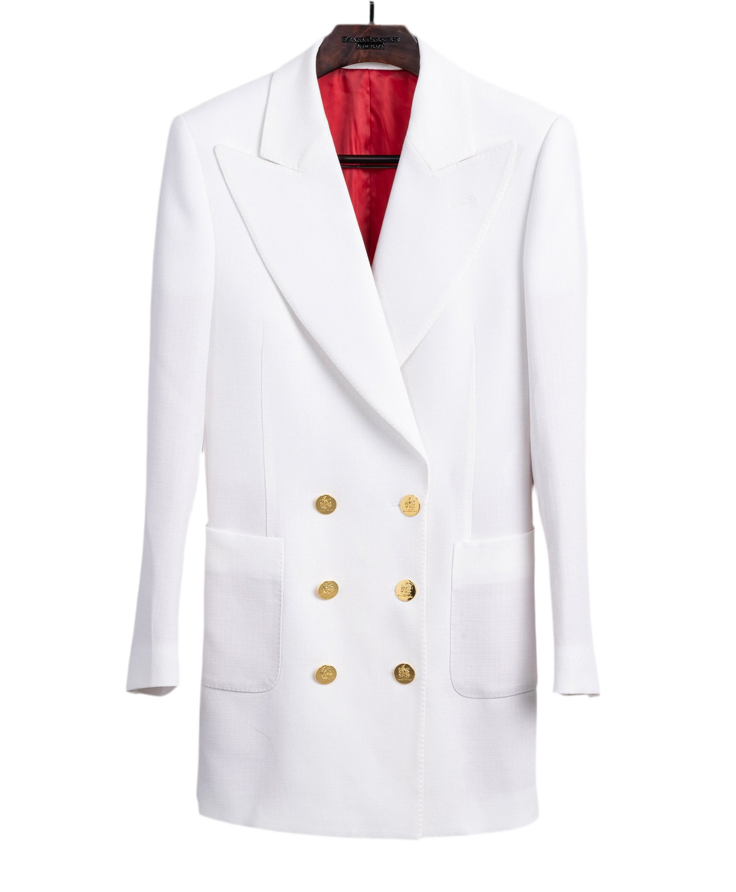 Alexander White Grain  Suit