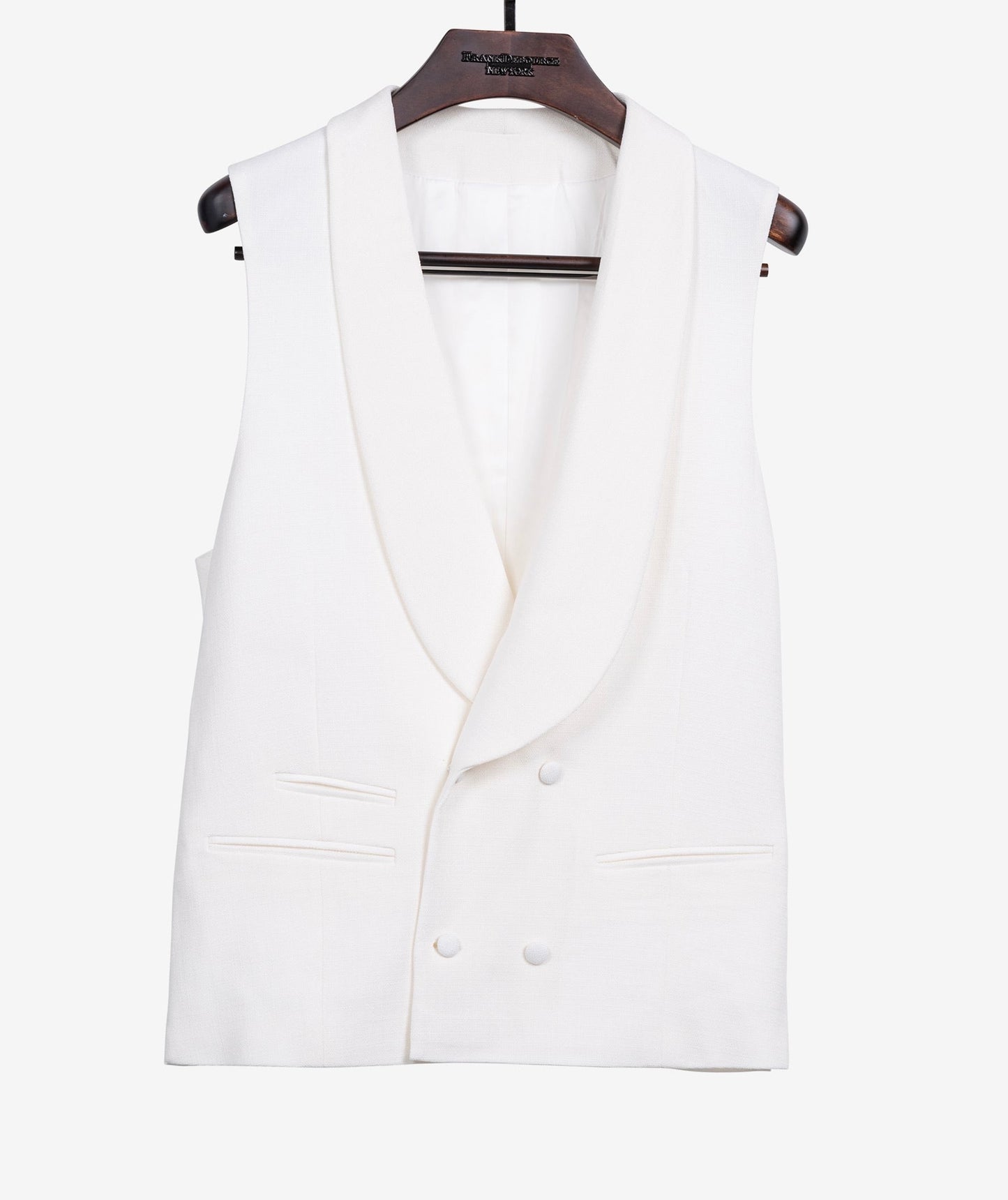 Molokai  Vest Poudre blanche Shawl DB4