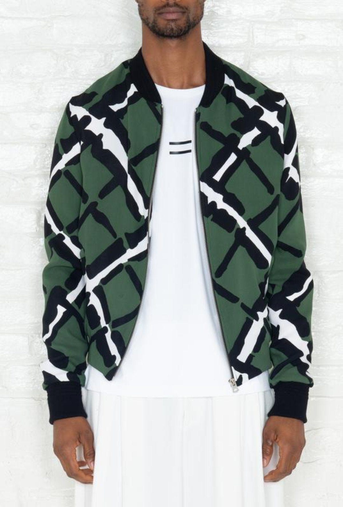 "The Classic Bomber" in Military Print