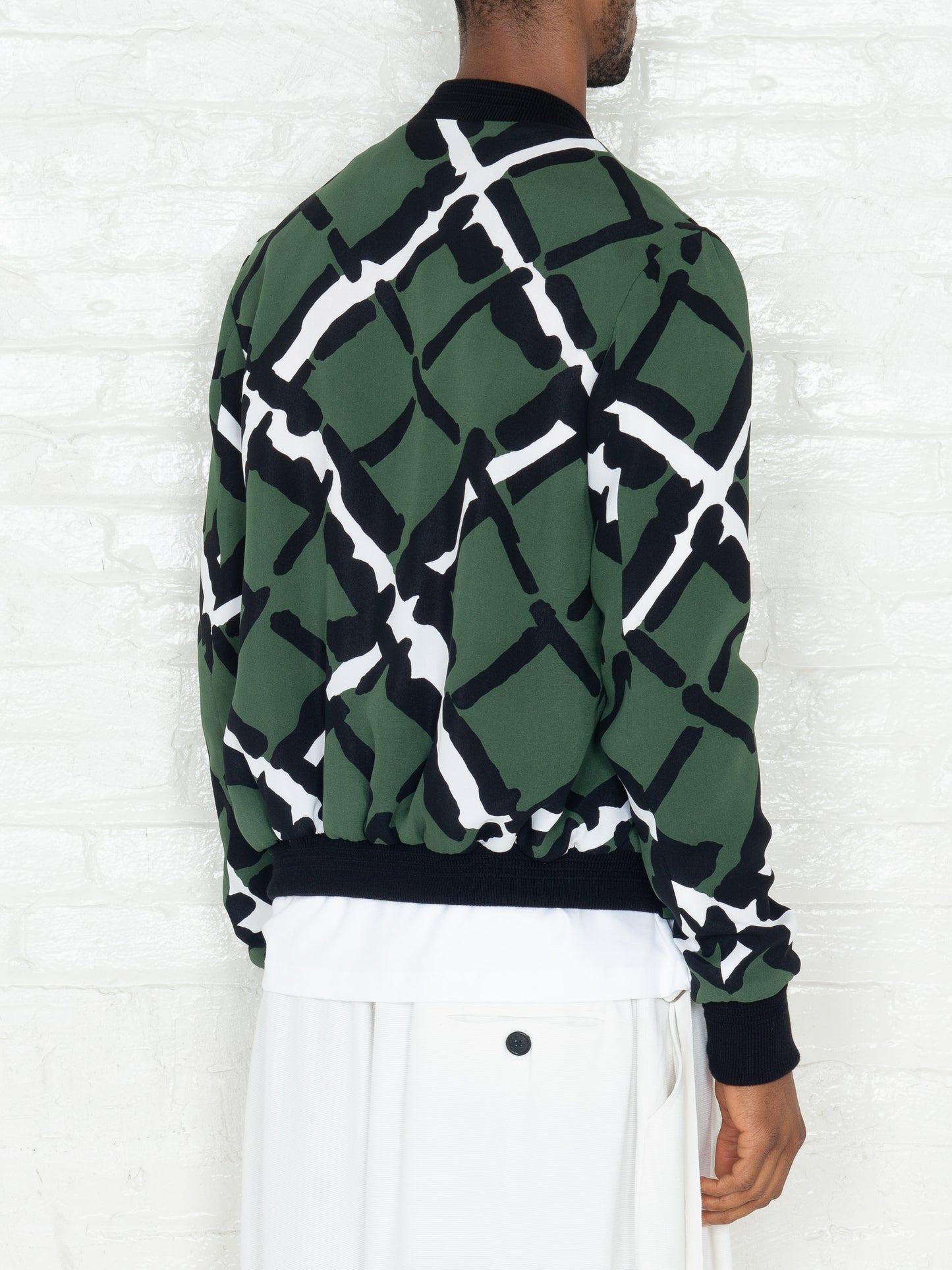 "The Classic Bomber" in Military Print