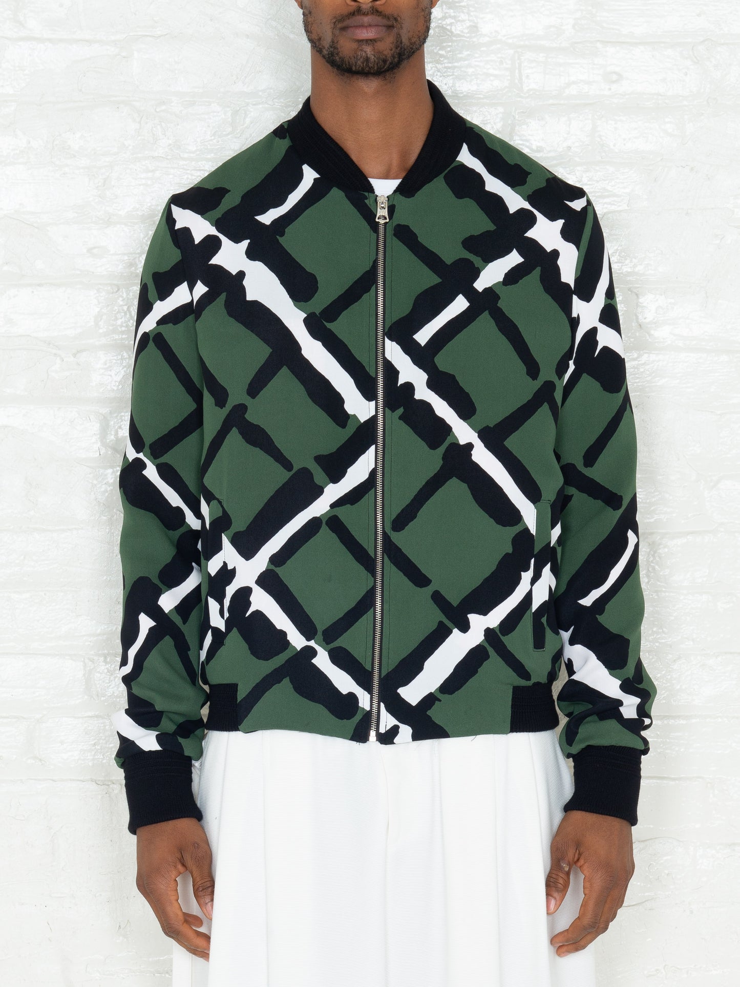 "The Classic Bomber" in Military Print