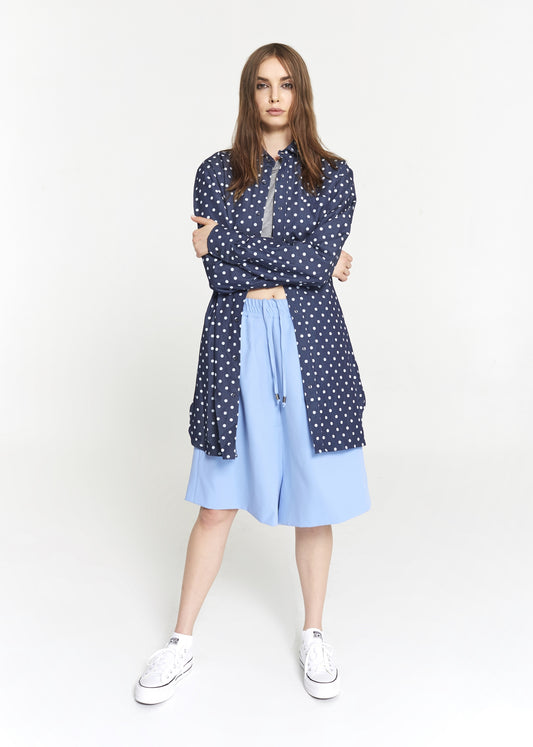 Denim Polkadot Tunic