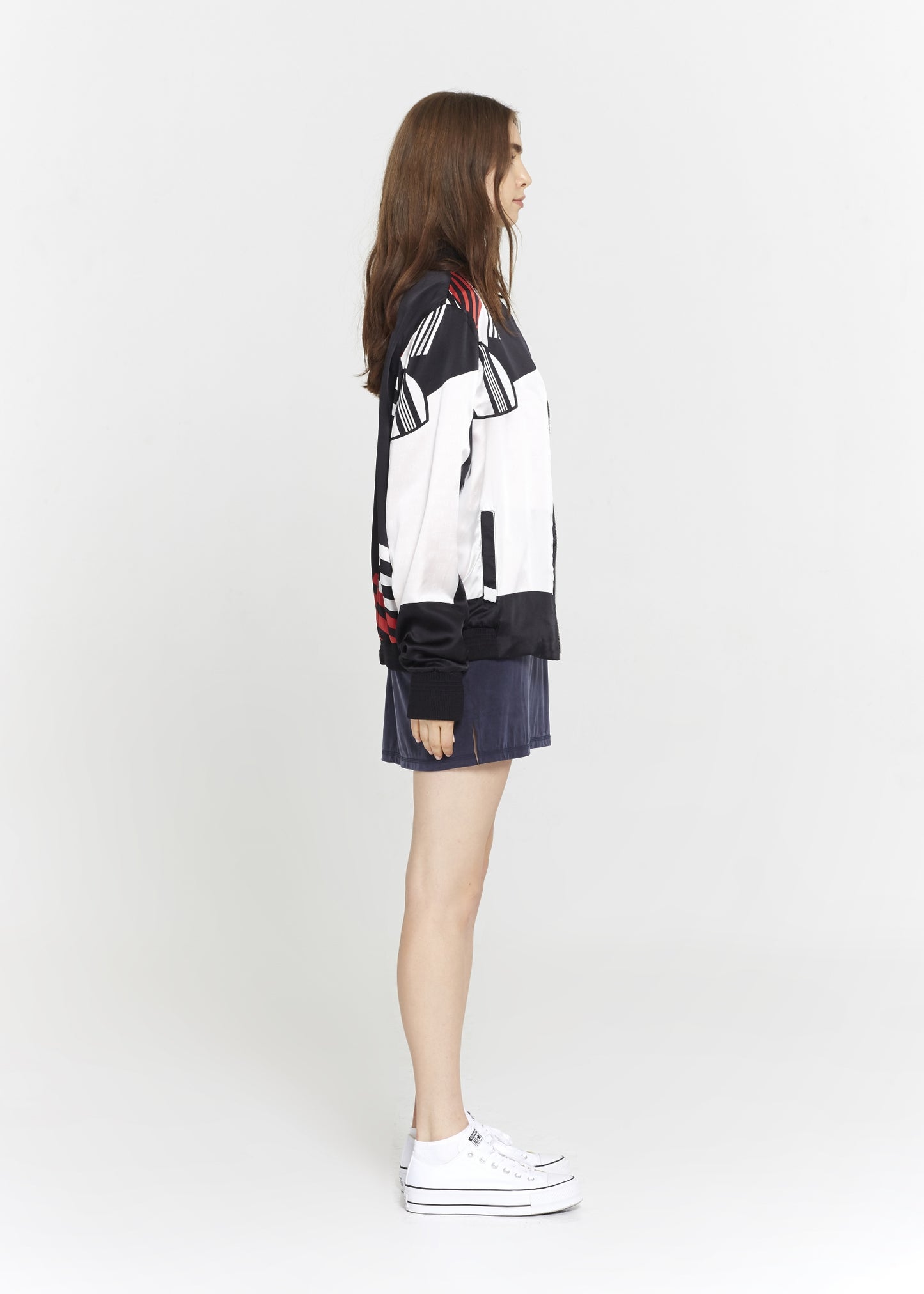 Long Blue Cupro T-shirt