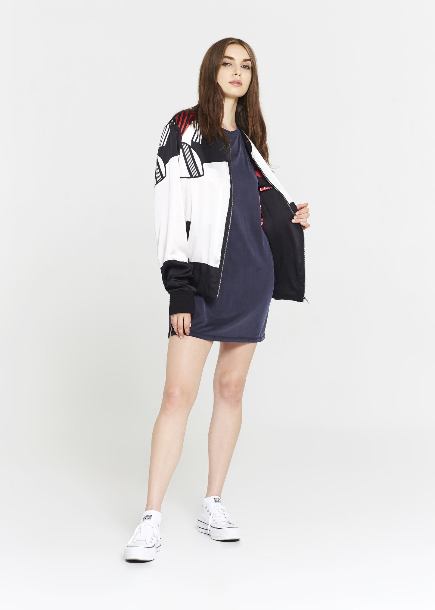 Long Blue Cupro T-shirt