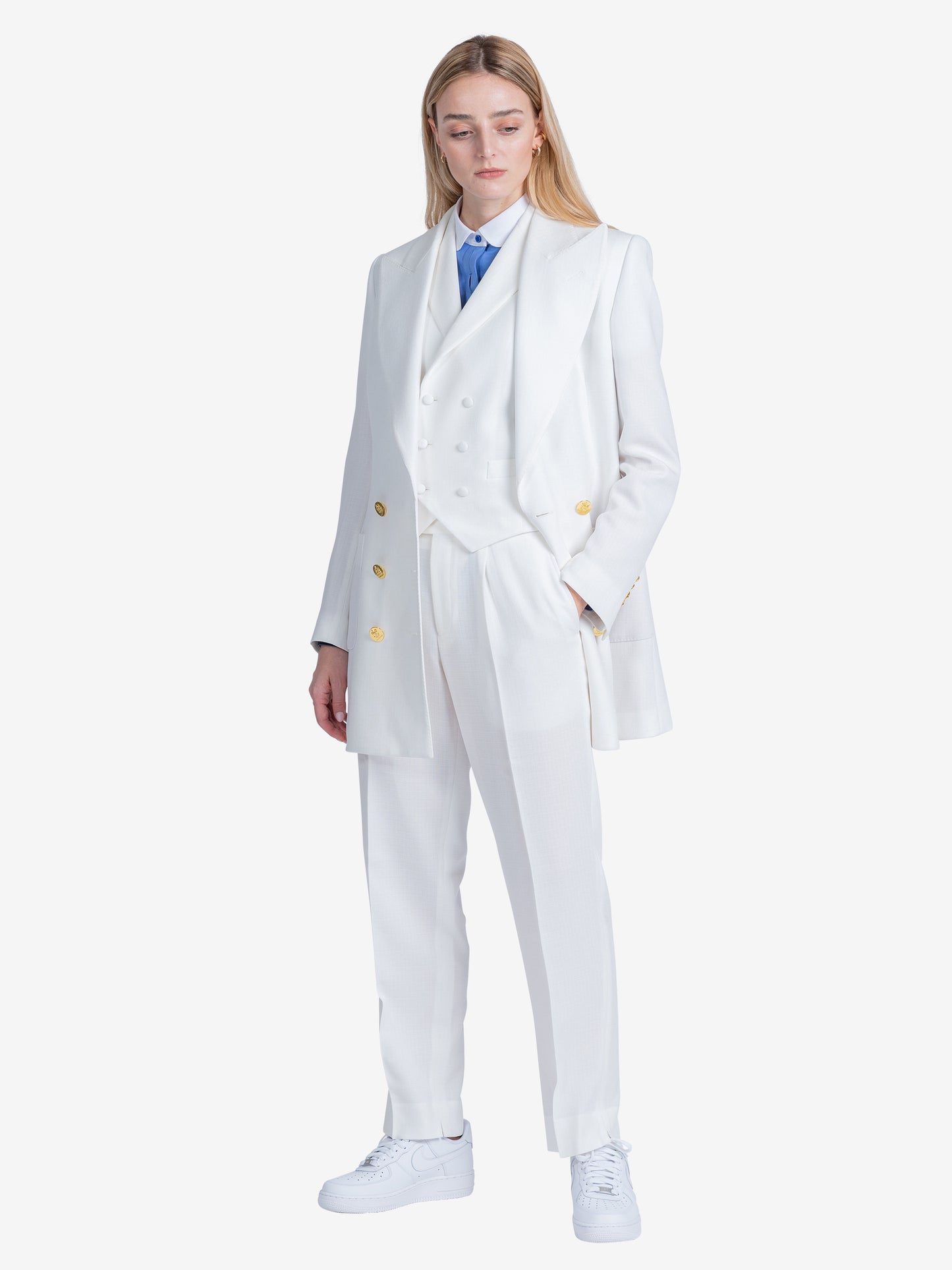 Alexander Grain Poudre Blanche Suit