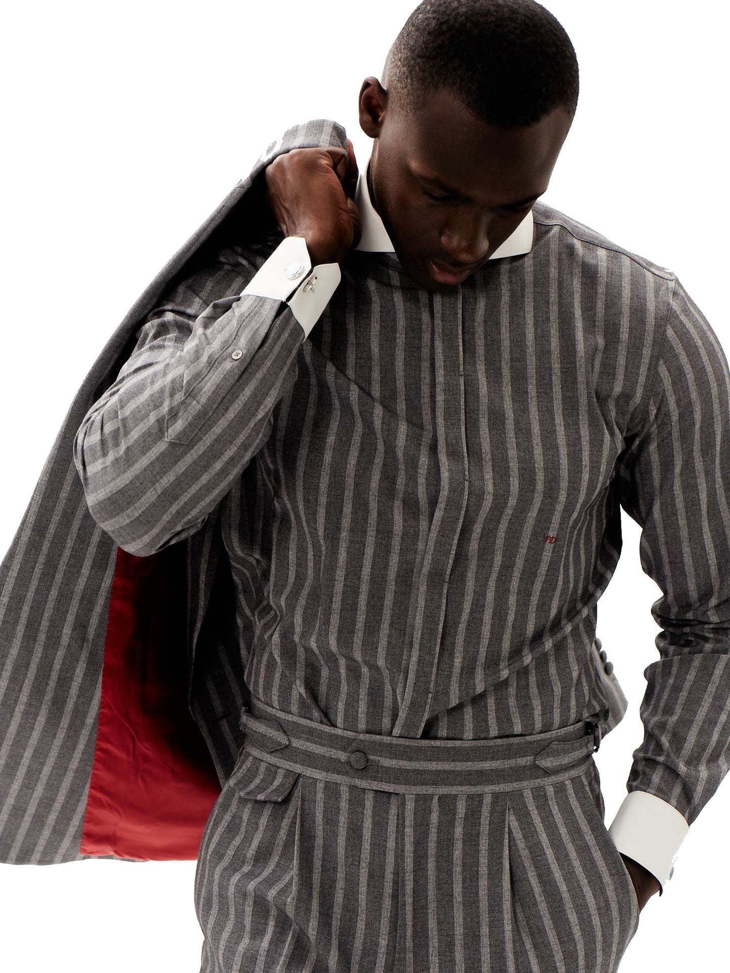 Thomas Gray Pin Stripe Suit