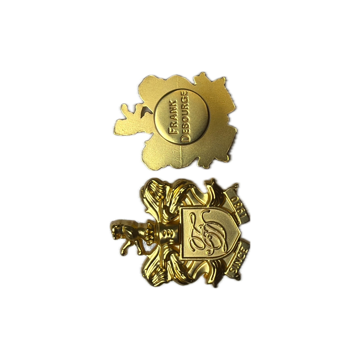 Crest Cufflinks — Gold Plated — detalhe