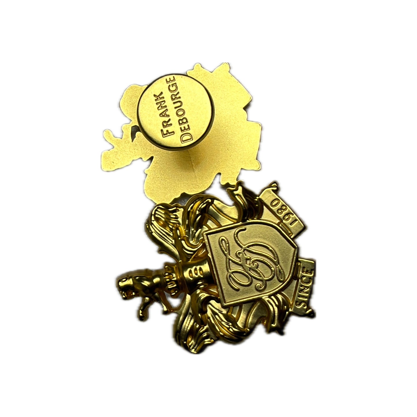 Crest Cufflinks — Gold Plated — detalhe