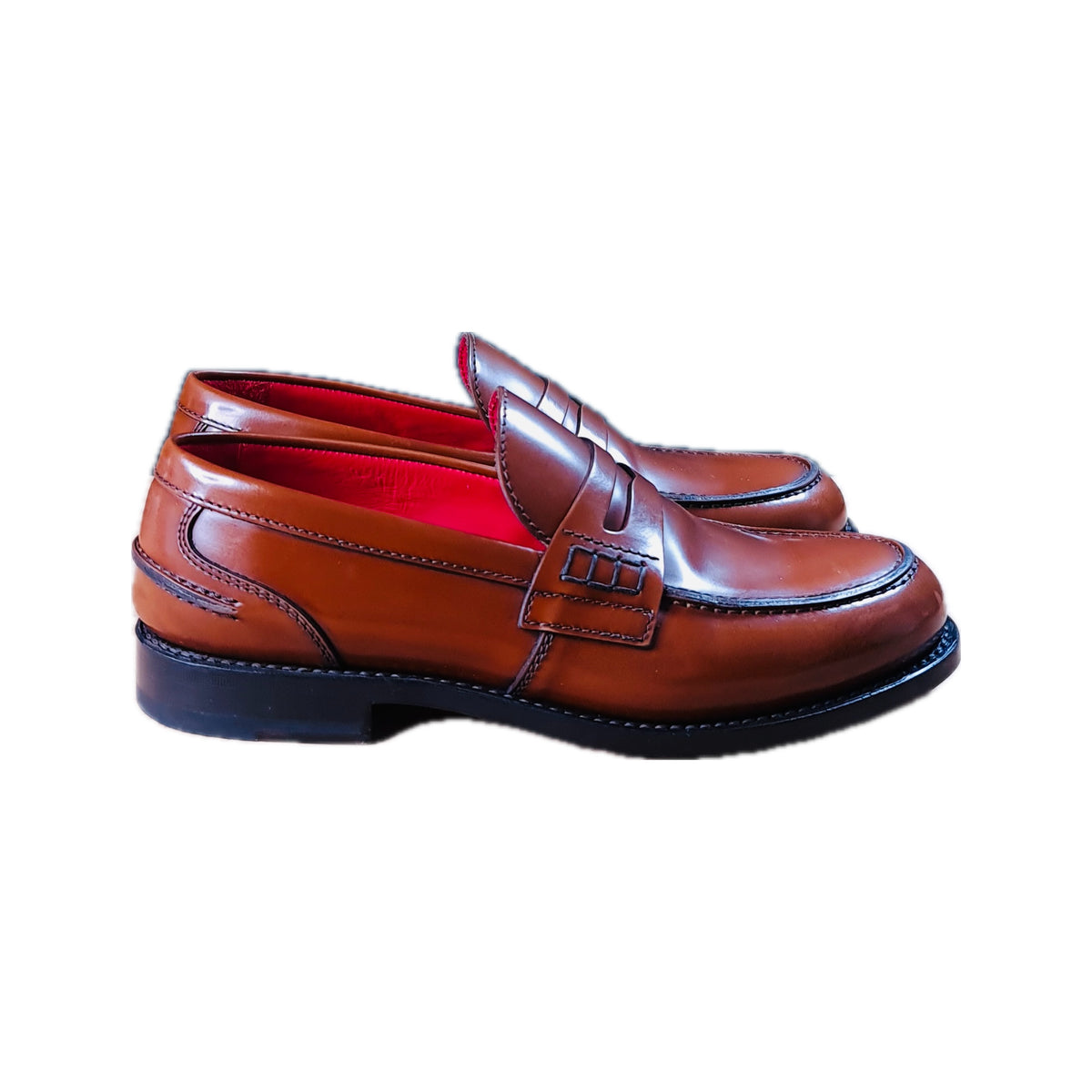 OCH Round Loafers — Brown — frente