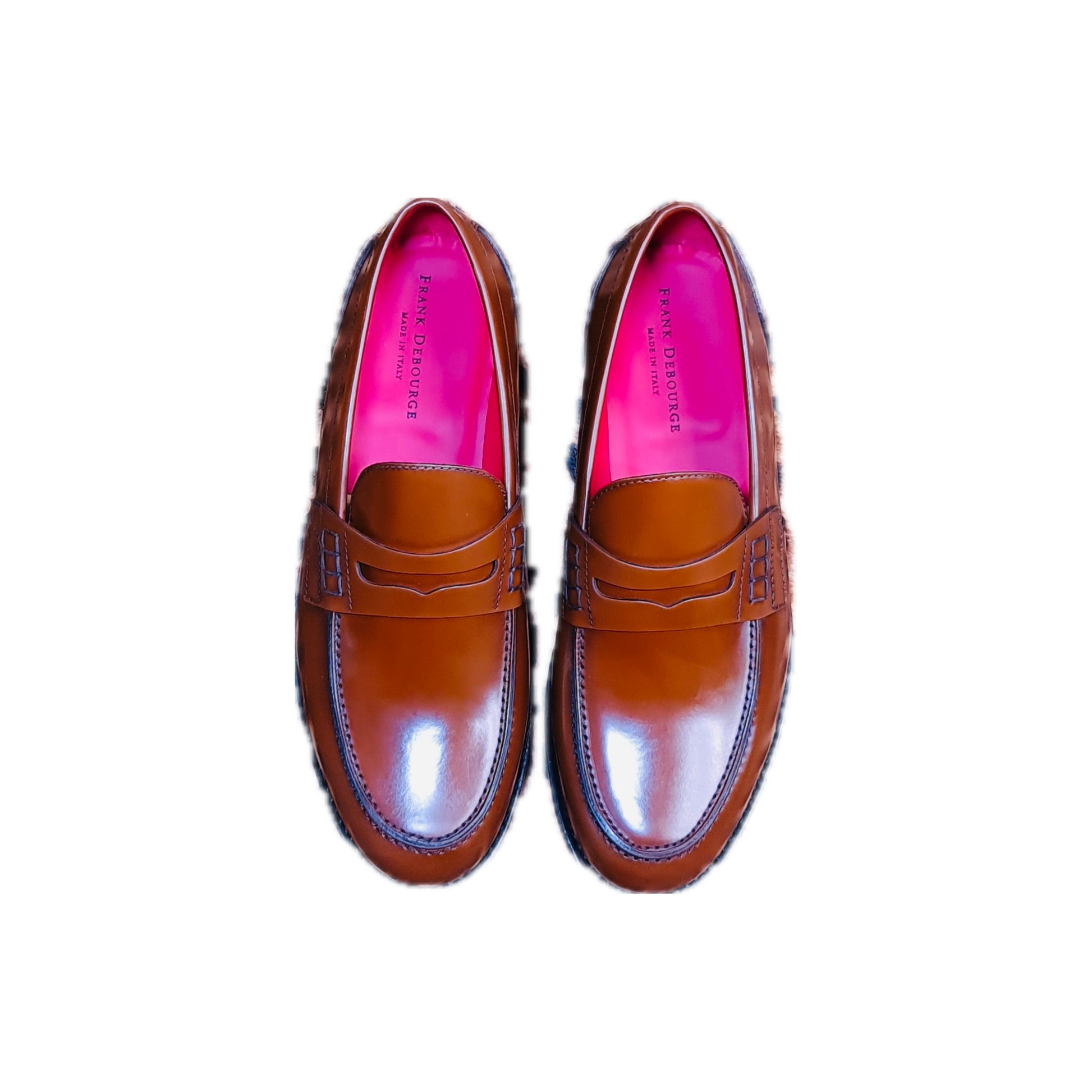 OCH Round Loafers — Brown — topo