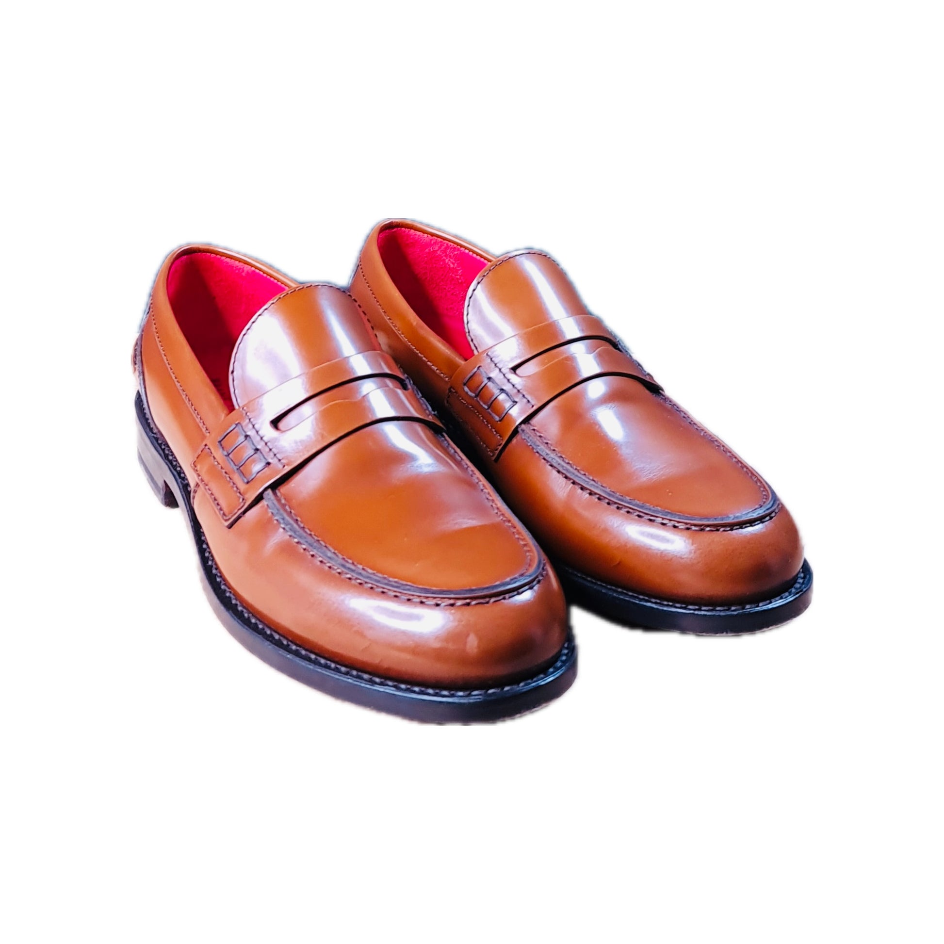 OCH Round Loafers — Brown — tres-quartos