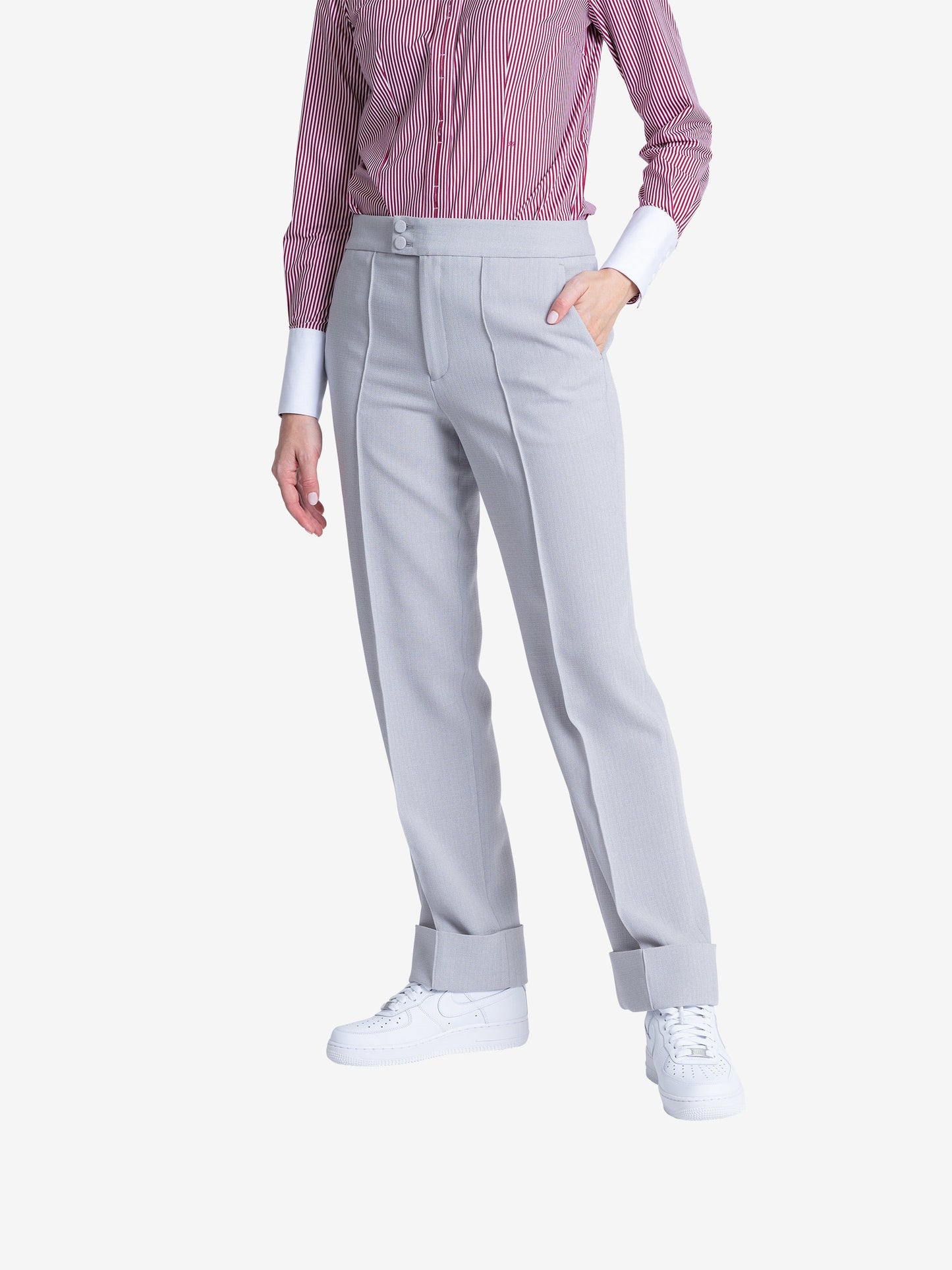 Alexander Grain Sky Trousers