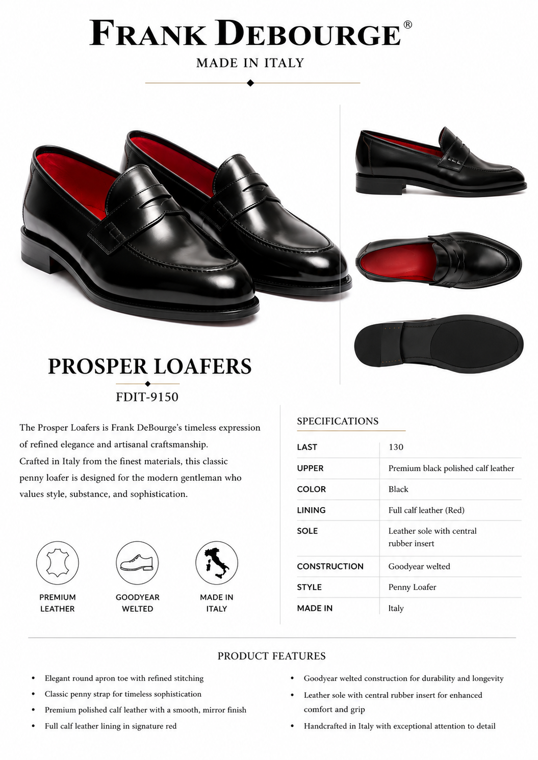 Prosper Loafers — Details