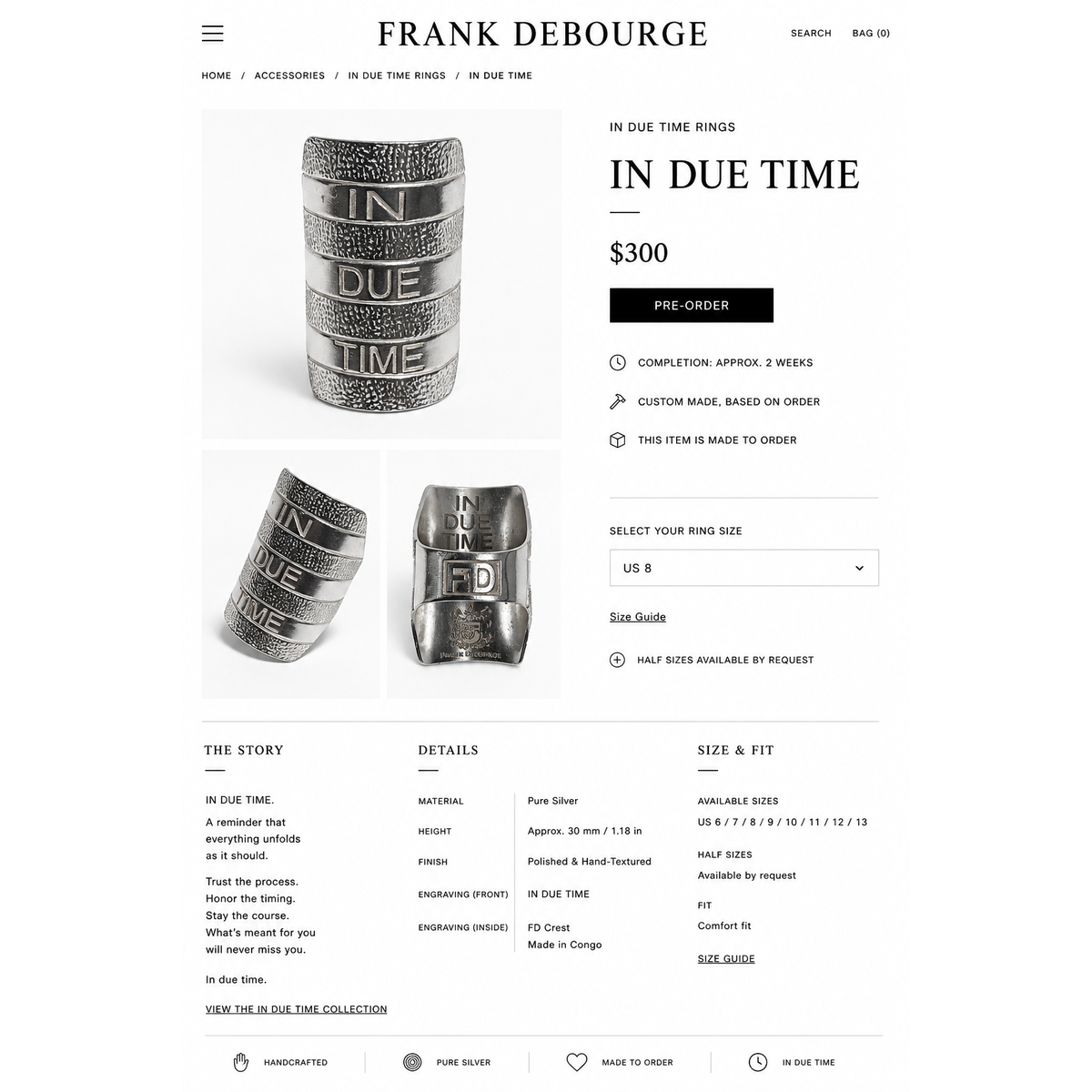 In Due Time — details