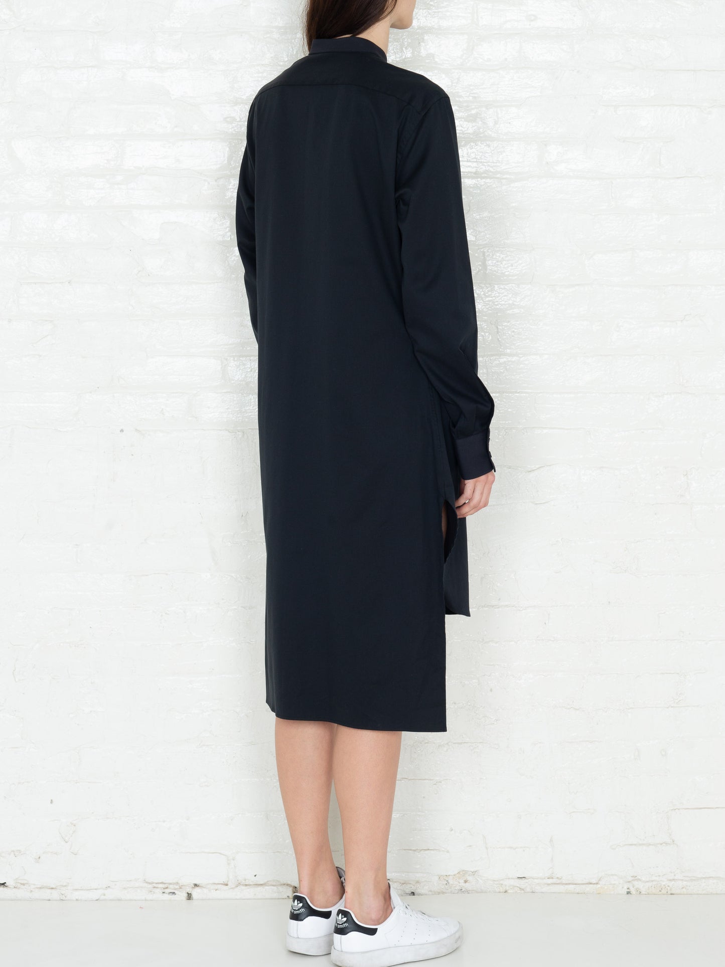 "The Essential" Long Tunic Shirt in Black