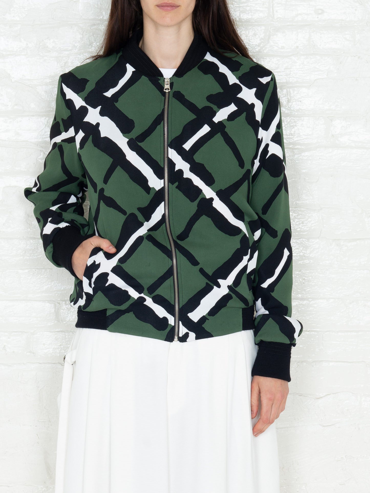 "The Classic Bomber" in Military Print