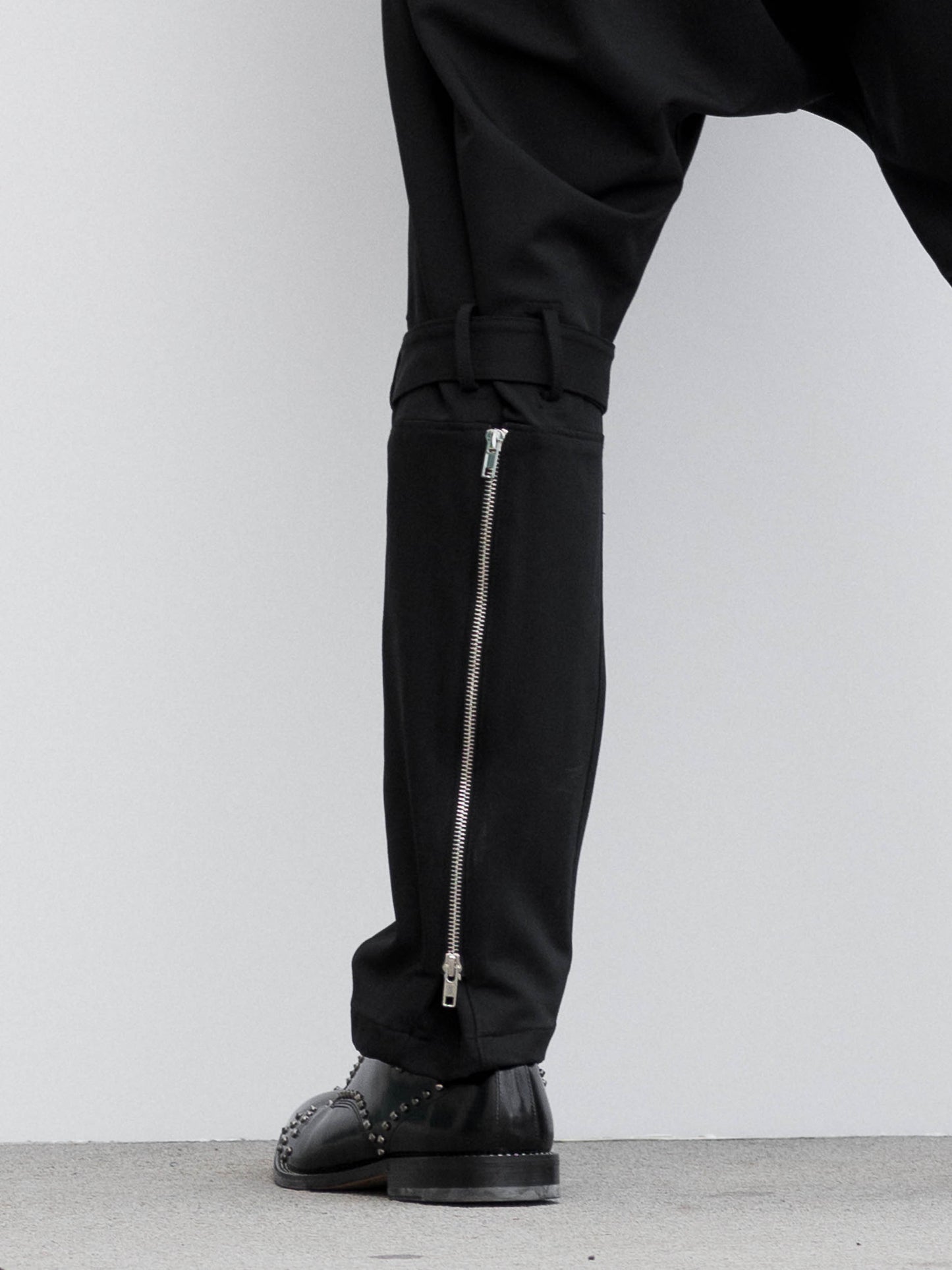 Black Pants With Buckles