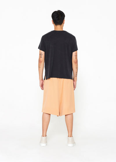 Regular Black Cupro T-shirt