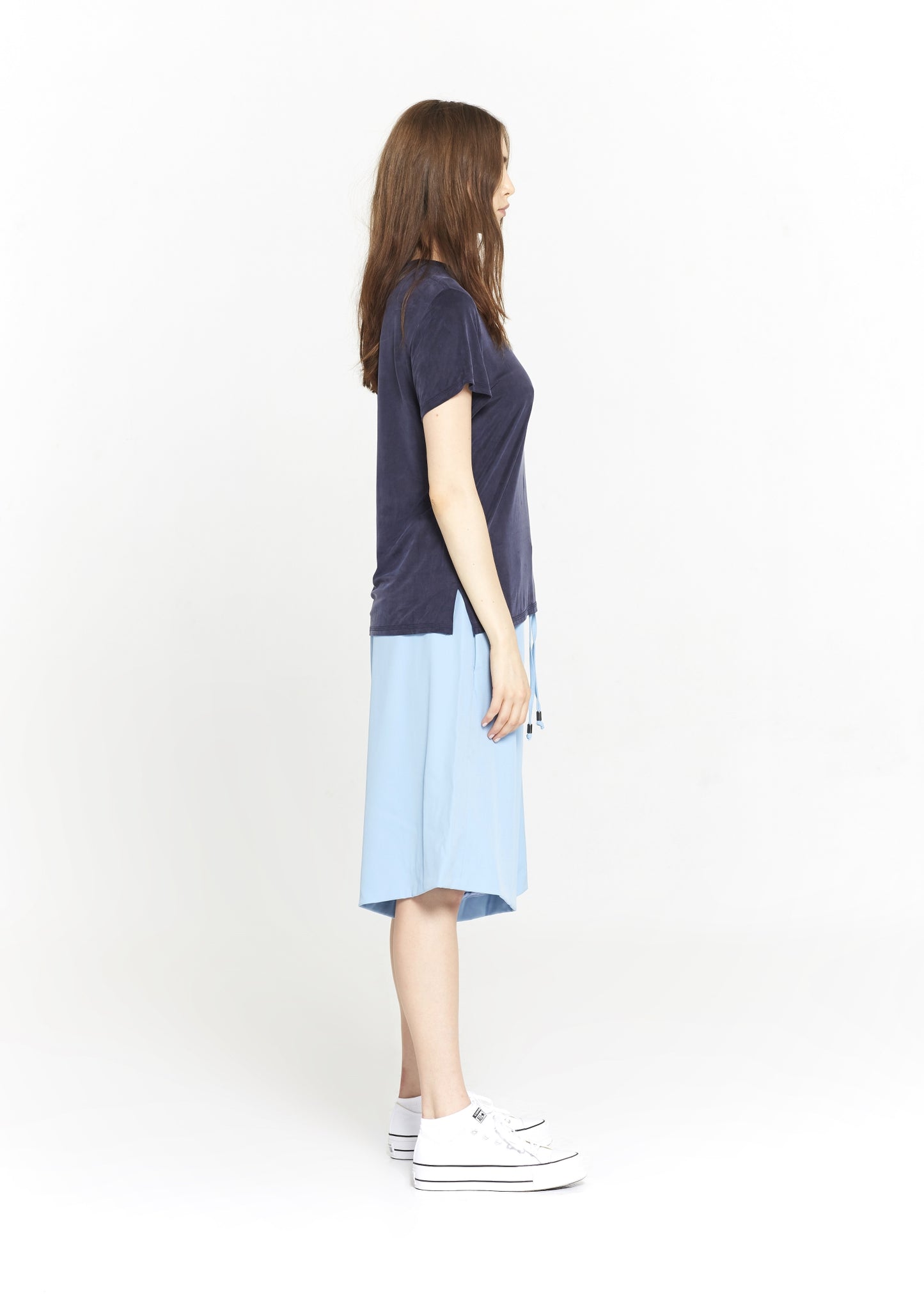 Regular Blue Cupro T-shirt