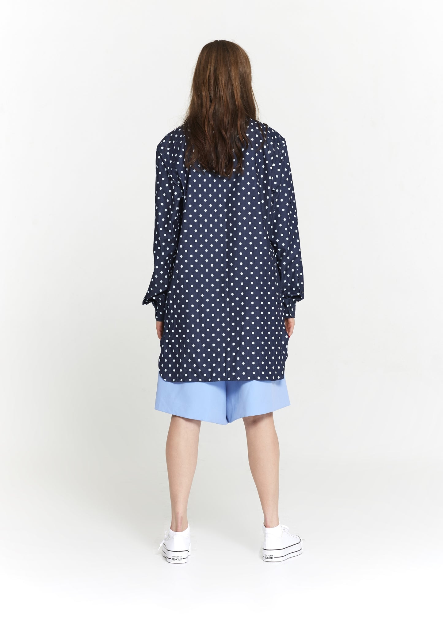Denim Polkadot Tunic