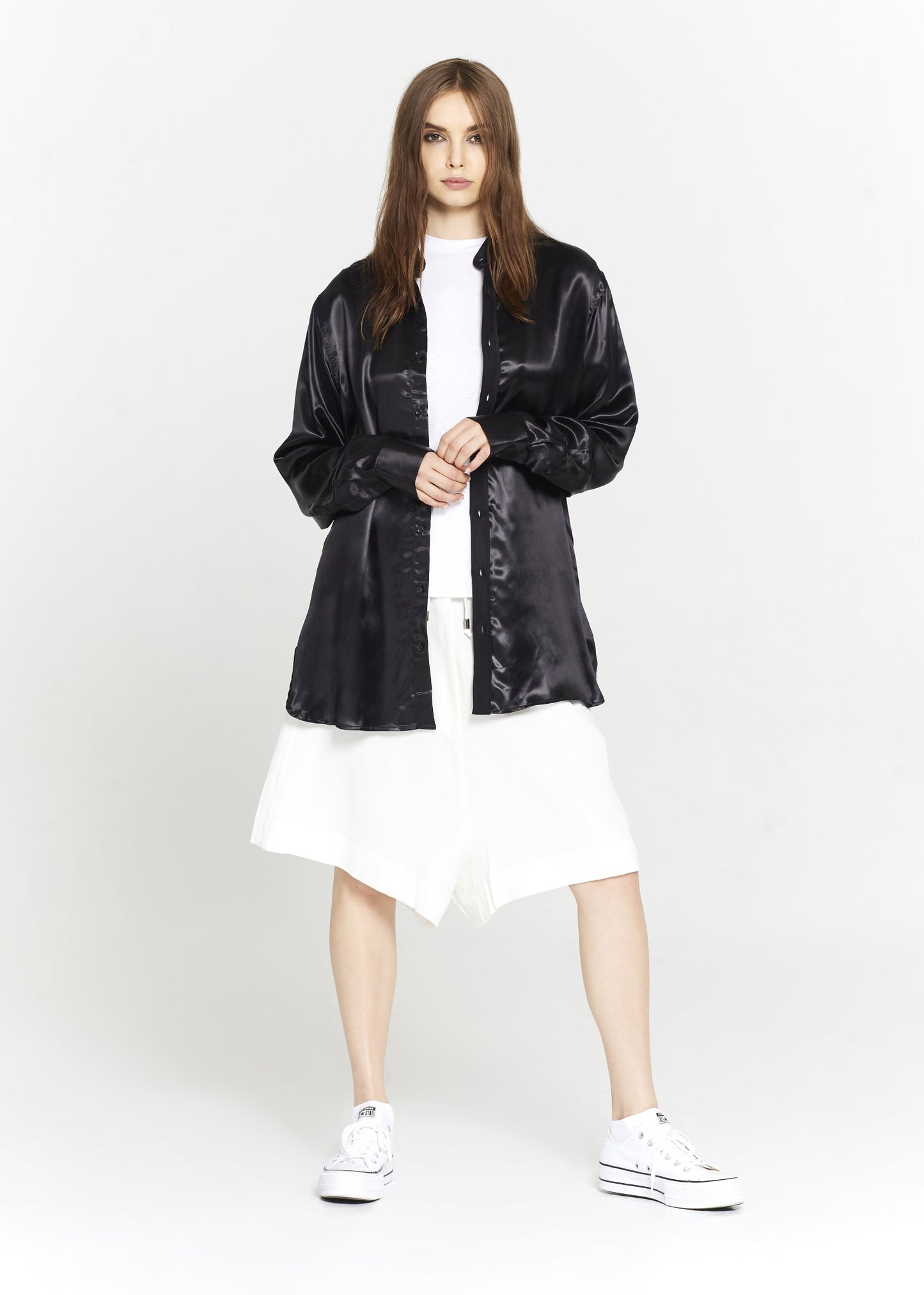 Black Silk Tunic