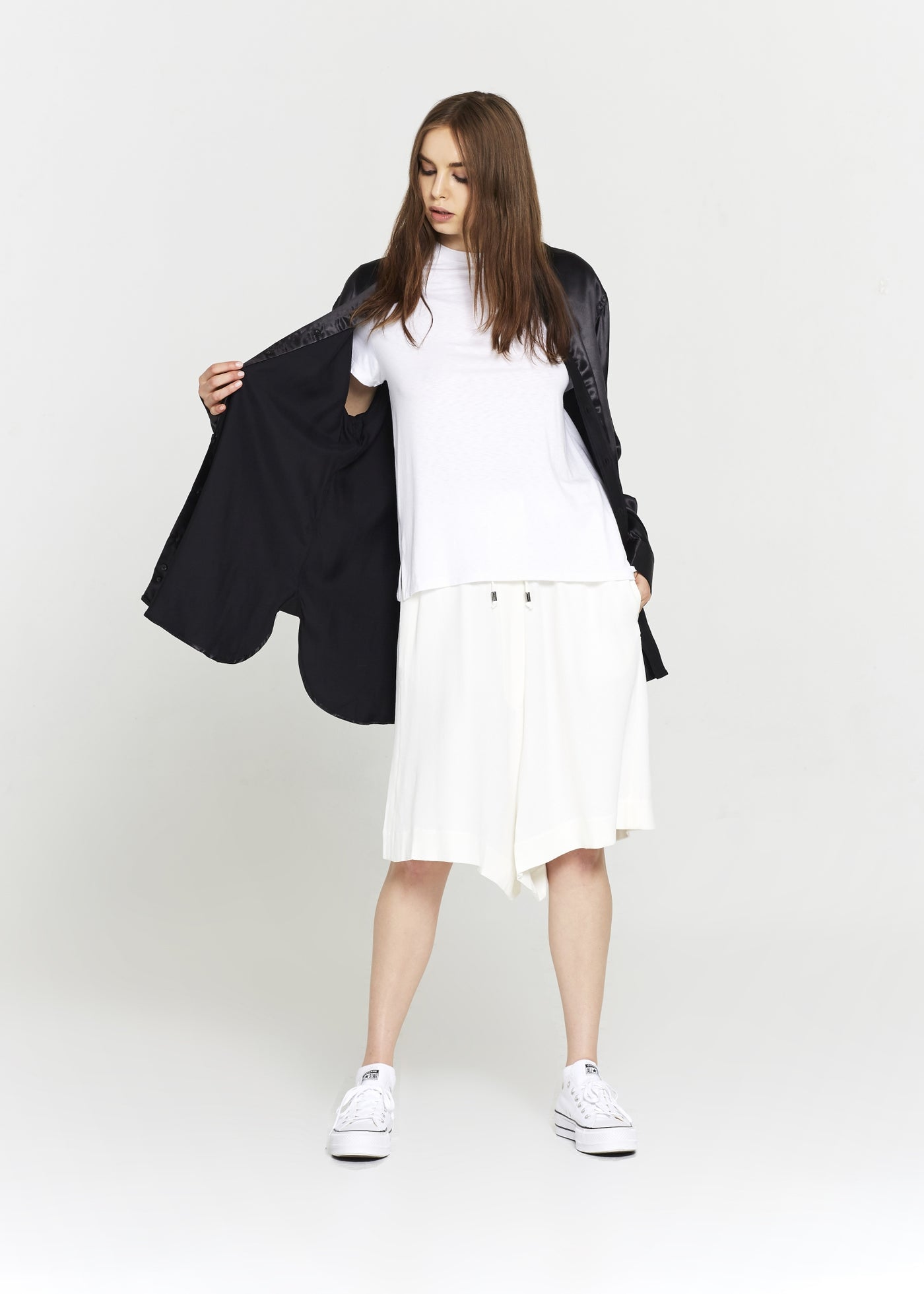 Black Silk Tunic