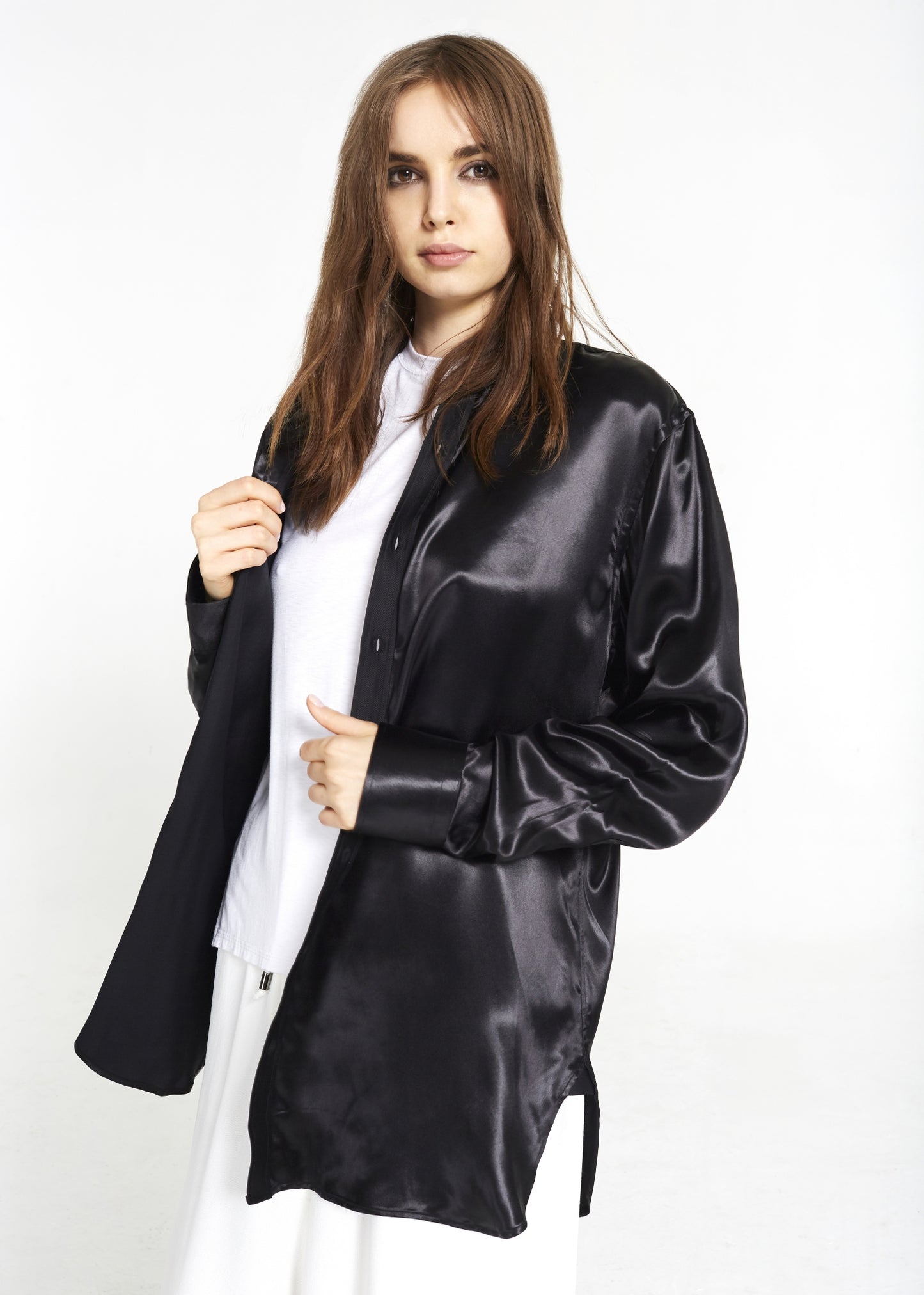 Black Silk Tunic