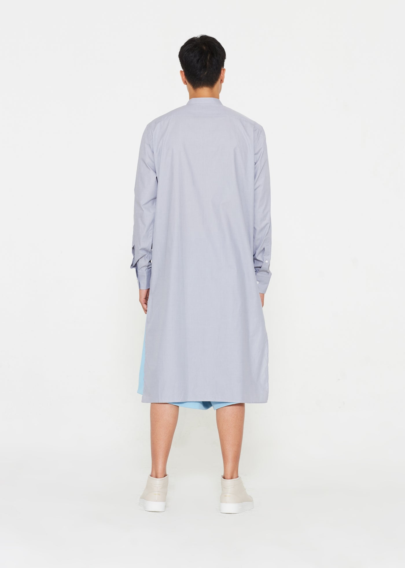 Grey Tunic With Chest Pockets