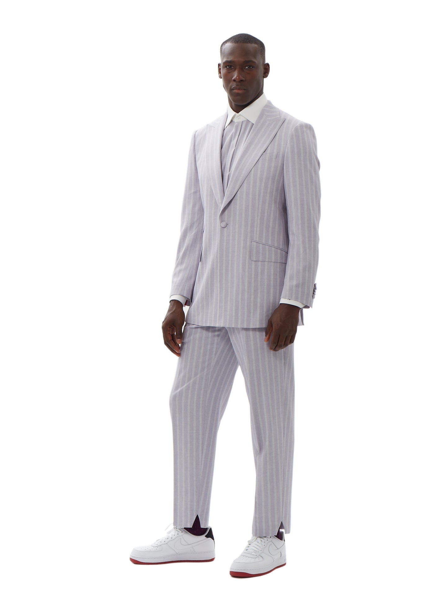 Benoît  Lilac Pinstripe Suit