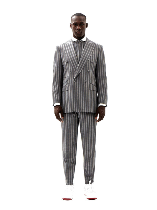 Thomas Gray Pin Stripe Suit