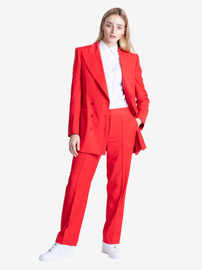 Alexander Ruby Red Double Breasted Blazer
