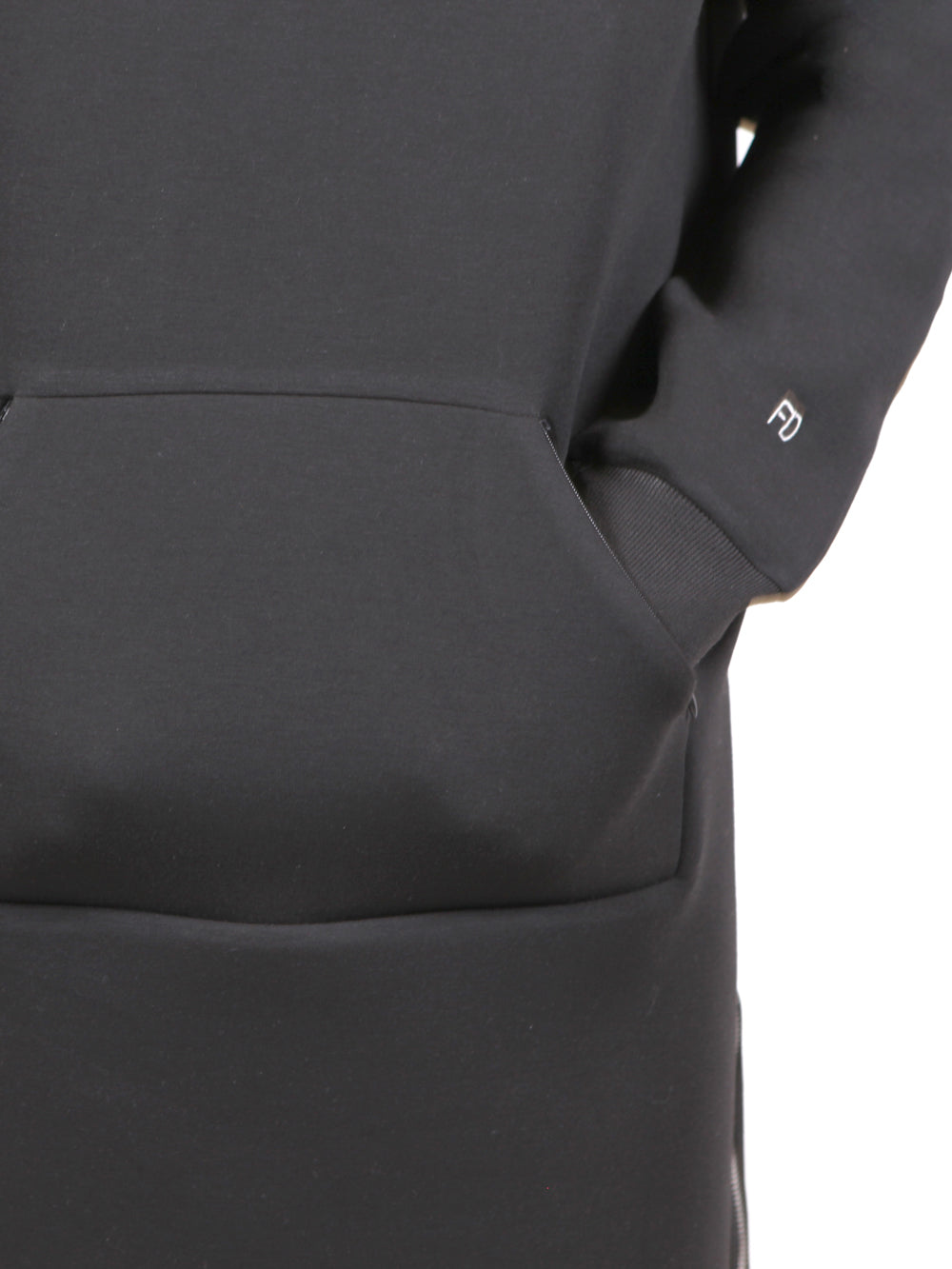 Black Long  Hoodie